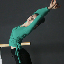Modal open shirt Modern dance practice suit Classical dance costume Female adult long sleeve dance suit suit body suit