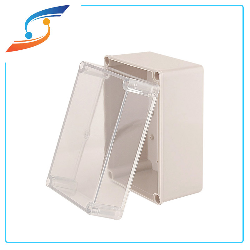 Waterproof junction box transparent cover outdoor power 150*200*130 terminal box segmentation wire box seal abs plastic box