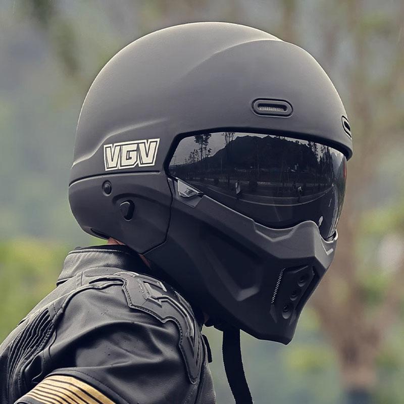 German Motorcycle Helmet 3C Certified Scorpion Combination Helmet for Men and Women, Motorcycle Warrior Helmet, All-Season Retro Bluetooth Full-Face Helmet German Motorcycle Helmet 3C Certified Scorpion Combination Helmet for Men and Women, Motorcycle Warrior Helmet, All-Season Retro Bluetooth Full-Face Helmet