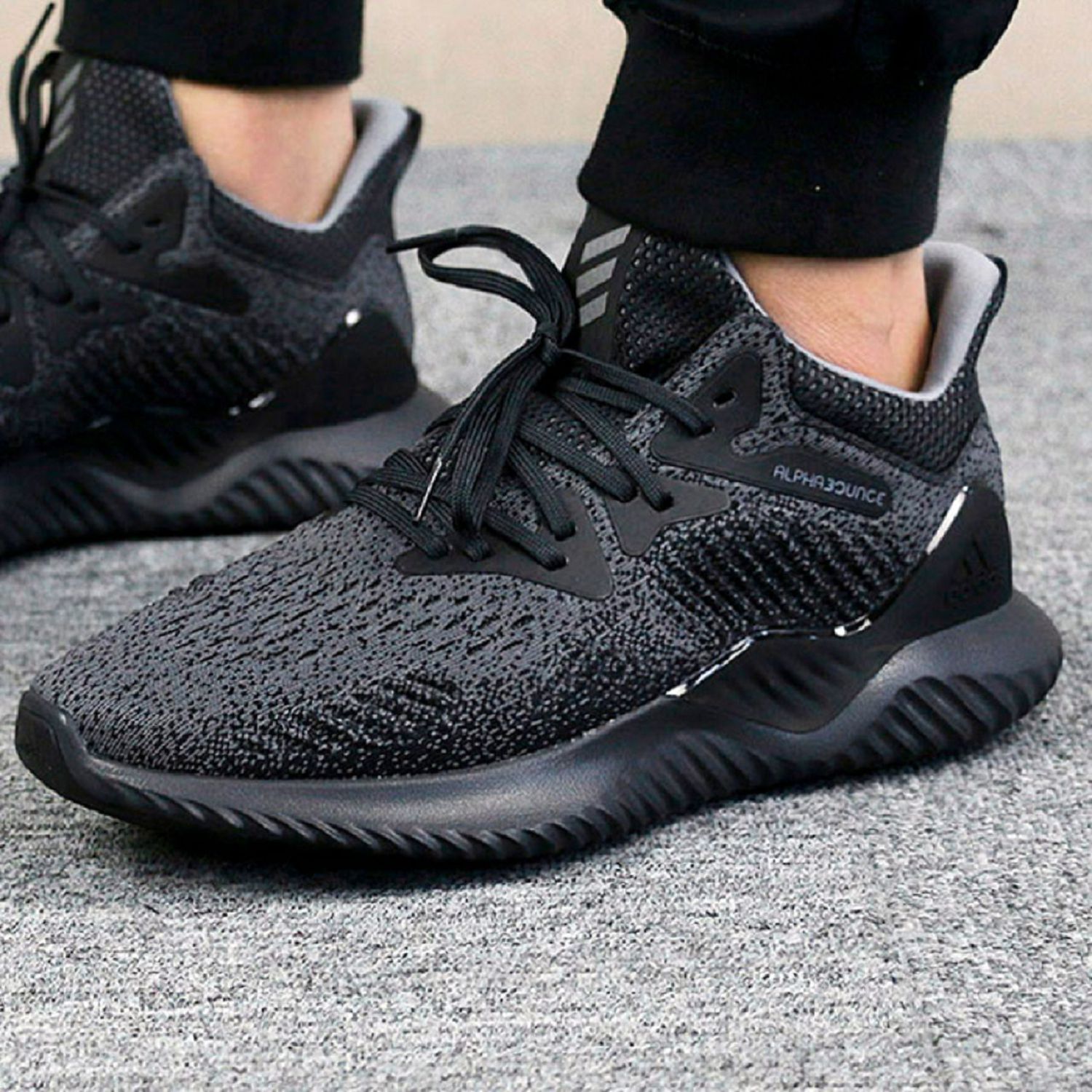 Adidas adidas men's shoes running shoes 19 new ALPHABOUNCE BEYOND sports shoes AC8273