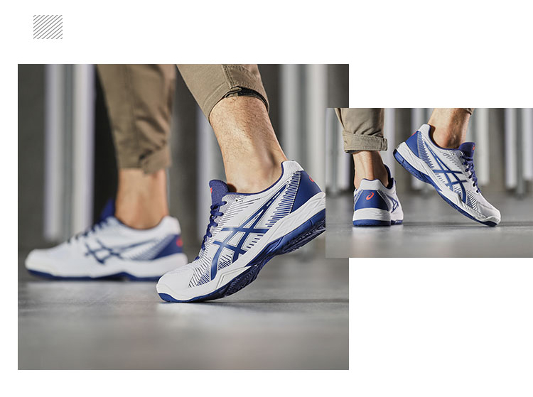 Giày bóng chuyền nam ASICS yasehi Giày bóng chuyền 2018 mới đệm giày GEL-TASK B704Y-100 giày lười thể thao nam