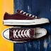 CONVERSE Giày nữ Converse Giày vải 2019 mới dày dưới đáy thấp giày thể thao thoải mái thường xuyên 162065C - Plimsolls Plimsolls