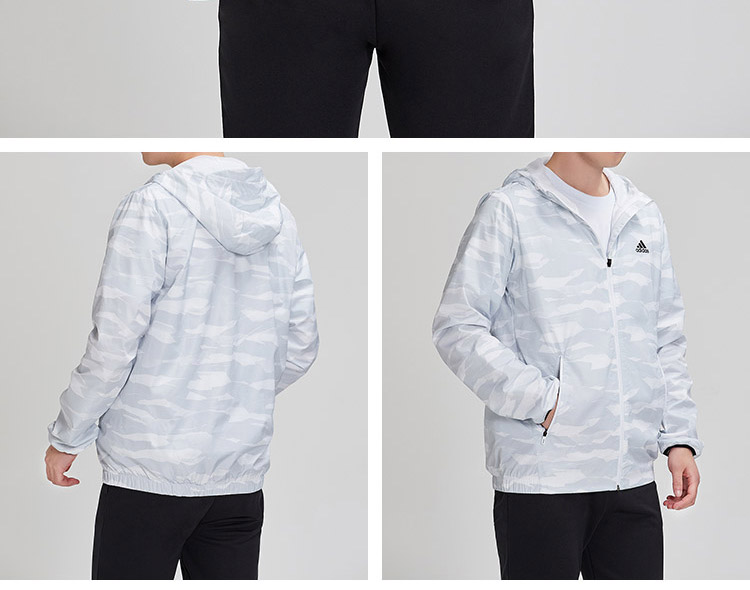 Áo khoác nam Adidas 2018 áo khoác ngụy trang mới dệt thể thao giản dị DW4651 - Áo khoác thể thao / áo khoác áo khoác adidas