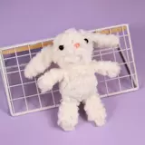 Креативный милый плюшевый кролик, подвеска, фигурка, брелок, украшение на сумку, белый кролик
