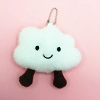 Кулон «Облако» в виде цепочки из бисера