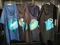 waterscuba diving bathrobe snorkeling warm cloak swimming cold yukata fast windproof hand-painted pattern