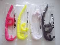 Free diving hunting snorkeling full wet silicone snorkel free roll ultra-small volume silicone wet tube