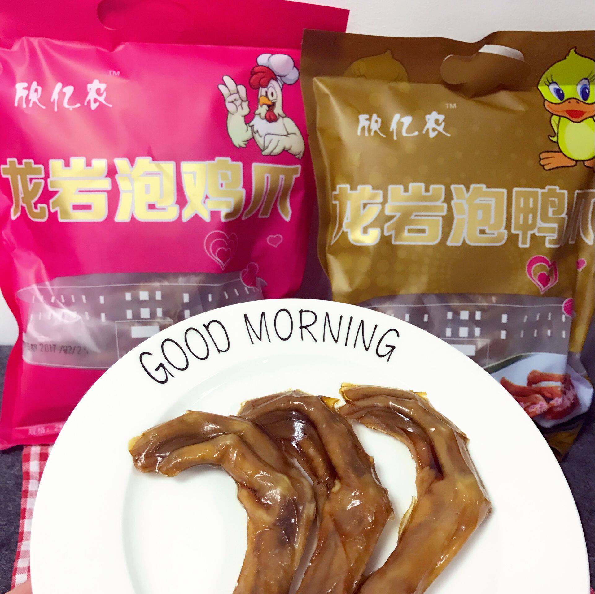 Dragon Rock Bubble Duck Claws Fujian Teaters Delicious Snack Chicken Claws Savory Spicy paws
