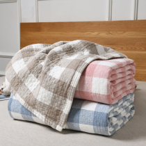 Japanese-style three-layer gauze towel washed cotton double nap Leisure cover blanket cotton single dormitory air-conditioning blanket