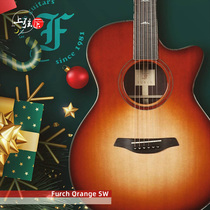Full single folk-ballad-wood guitar with old exchange of new futurizing Furch Orange SW West Tikhu