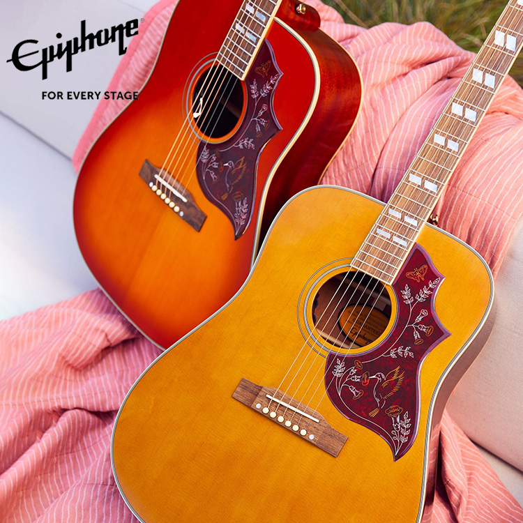 Epiphone Easy Pvanguard Hummingbird hummingbird pigeon face single full veneer 41 inch electric box folk Wooden Guitar