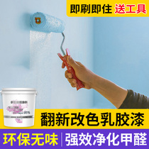 Interior Walls Milk Gel Lacquered Interior Domestic Paint Eco-friendly Net Taste White Color Self-Brushed Wall Paint Silicon Algae Clay Wall Paint