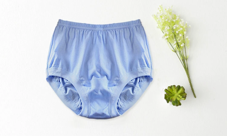 Đầy đủ 2 mảnh của cuộc sống trung niên và tuổi già quần short cotton cao eo dày quần lót cũ màu đỏ quần sịp nam muji