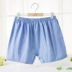 Năm sinh nam quần boxer lớn màu đỏ kích thước lớn eo cao quần lót lớn tuổi trung niên ông già quần short cotton màu đỏ quần lót nam seahorse Eo cao
