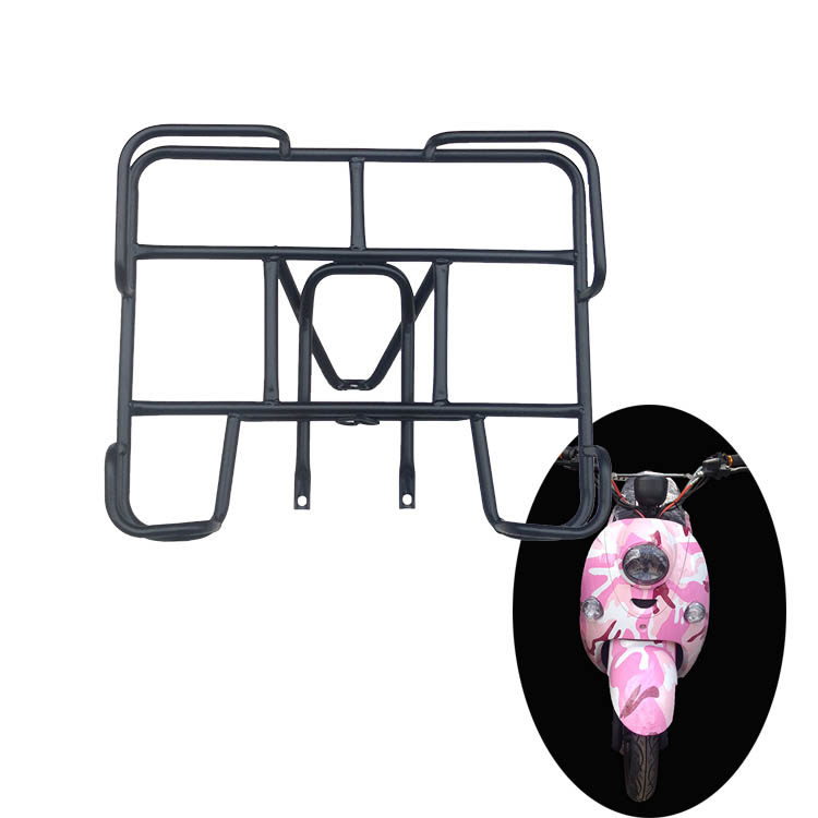 Electric car small tortoise outer delivery rack tortoise 5 retrofit increased external delivery rack with guardrails straight up without distortion mounting