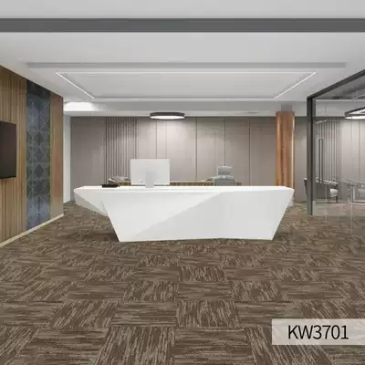 Square carpet high and low circle jacquard office Mall Club Hotel Hotel thick carpet extra thick non-woven bottom
