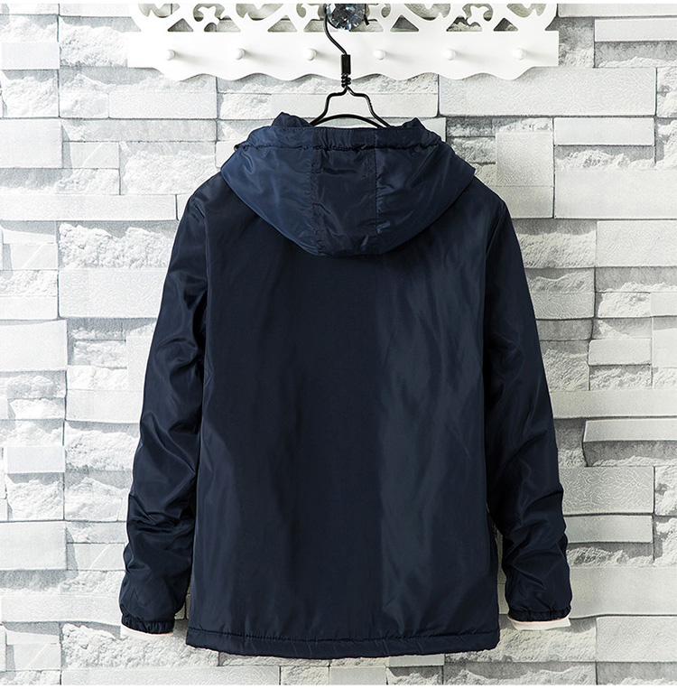 Mùa thu đông đông quần áo cotton mỏng nam cộng với phân bón XL hai áo khoác cotton cotton 袄 béo áo khoác thể thao béo quần áo unisex