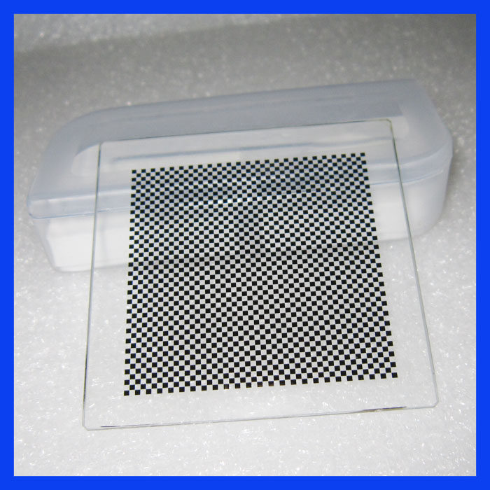 CCD相机标定板校准块1X1mm校准块标定块精确度0.001mm