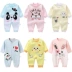 Bé sơ sinh mùa xuân và mùa thu nam sơ sinh 0-3-6-12 tháng Ha Yi sơ sinh quần áo cotton mùa xuân thoi trang tre em cao cap Áo liền quần