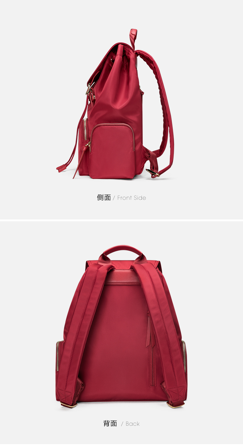 新秀丽 TQ4 女款时尚双肩包 18L 图11