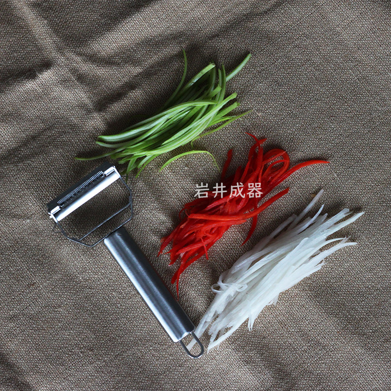 Rock well into the export of Germany stainless steel grater multi-function paring knife Fitness meal melon and fruit shredder