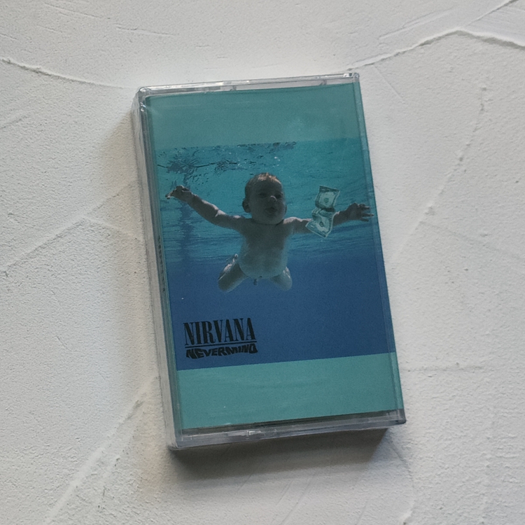 Tape Classic Rock Band songs Nirvana Nevermind Nirvana Nevermind Retro Tape