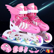 New Skate Children Suit Flashwheel Skate Shoes Dry Skates 3-5-7-9-12 Year Old Men And Women Adult Speed Skating Shoes