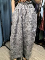 Pre-Danjia Silk Song Brocade Yanyu Jiangnan Large Edition Banana Pants 6-18