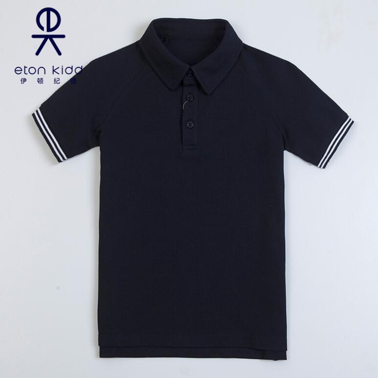 Eaton Gide school uniform college style navy blue color thread raglan shoulders men and women with the same college short T10T017-2
