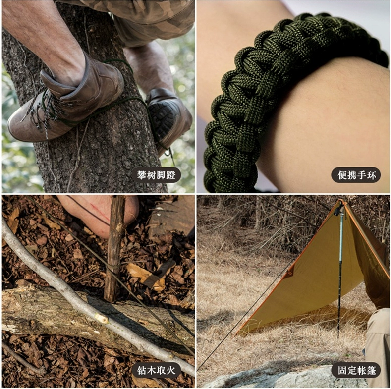 Sinh tồn hoang dã dù dây thừng vòng tay dao vòng tay lực lượng đặc biệt chiến thuật tự vệ chiến tranh sói 2 ngoài trời leo núi cứu hộ thiết bị sinh tồn - Vòng đeo tay Clasp vòng tay nam vàng