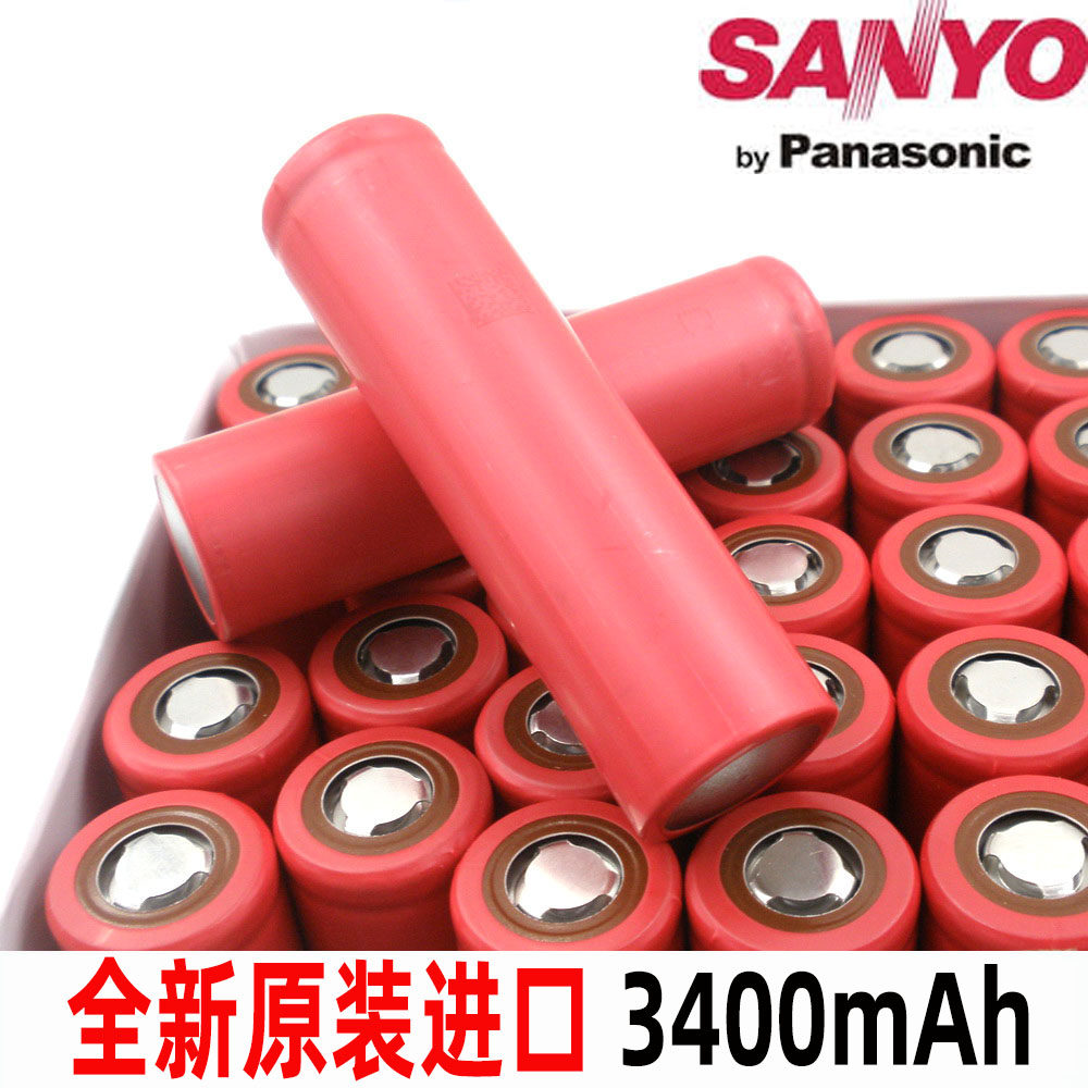 Original suit applicable Sanyo 3400mah lithium battery brand new big red robe 18650BF lithium battery
