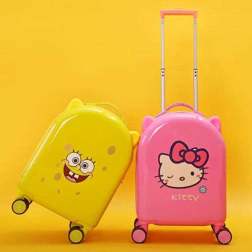 儿童行李箱女孩可爱16寸拉杆箱男孩密码箱18小学生卡通旅行箱女童