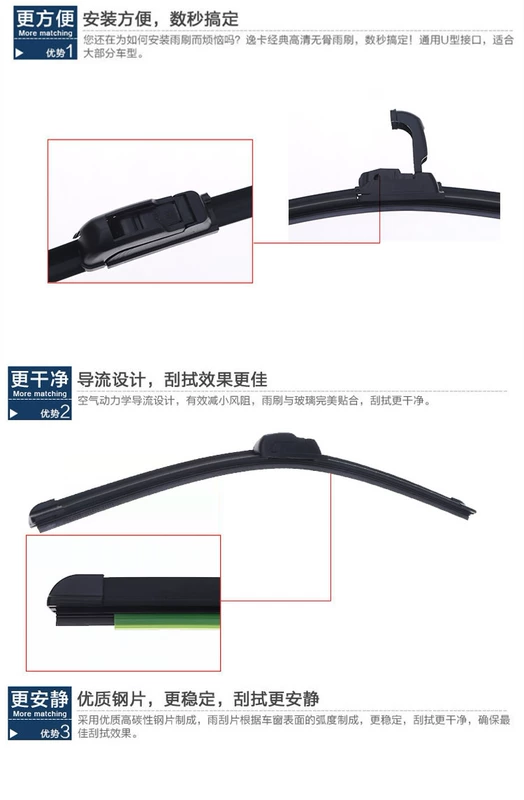Bắc Kinh Hyundai Langshi gạt nước Elantra Rena tên bản đồ Elantra Tucson ix35 Xinshengda phim gạt nước không xương