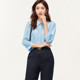 Evely Casual Pants Women's 2024 Spring New High-Waist Temperament Versatile Pants Navy Slim Straight Pants Women