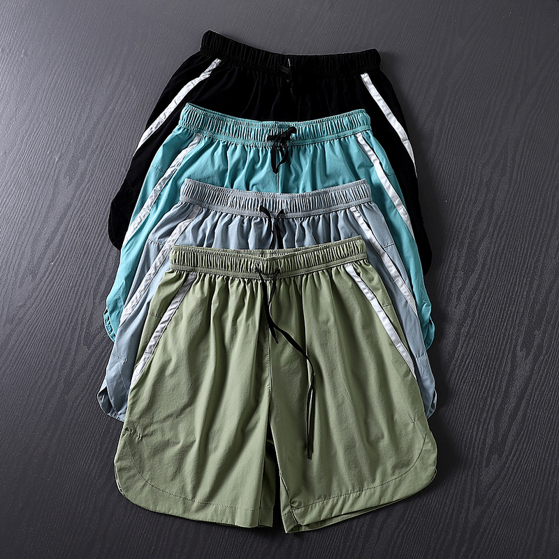 Outdoor Jogging and Operating Cow Pants, Summer Men's Contrasting Color Stitching, Lightweight, Quick-Drying, Breathable, Loose Casual Shorts Outdoor Jogging and Operating Cow Pants, Summer Men's Contrasting Color Stitching, Lightweight, Quick-Drying, Breathable, Loose Casual Shorts