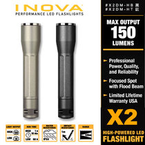 USA Love Novartis INOVA X2 LED portable intense light flashlight outdoor flashlight camping flashlight