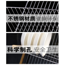 Kitchen drain dish rack dish plate stainless steel drying rack bowl rack household Japanese dish rack