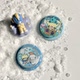Onionion* Bird Bird One Winter Theme Original Illustration Epoxy Glitter & Imd Magnetic Phone Stand
