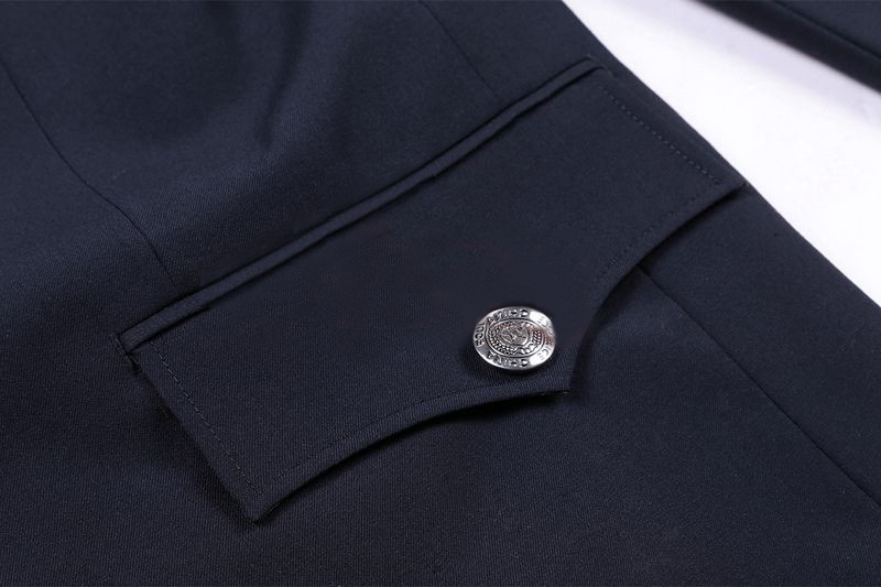 Authentic đơn vị an ninh đồng phục mùa xuân và mùa thu phù hợp với tài sản khách sạn mùa đông nam và nữ phù hợp với đồng phục làm việc áo khoác đồ bộ mặc nhà