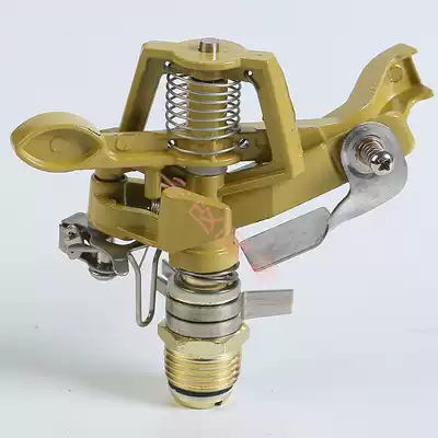 Rocker arm sprinkler irrigation all copper 360 Rotating 4 points 6 points alloy controllable corner lawn garden irrigation sprinkler Factory Direct
