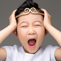 Journey to the West Toys Monkey King Hoop Curse Headgear Golden Hoop Curse Headwear Big Words Westside Journey Adult Childrens Headwear