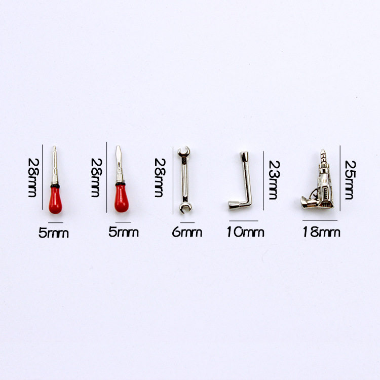 1 12 Soldier Weapon Accessories Screwdriver Electric Drill Wrench Repairman 6 Inch Movable Man Puppet Model Tool