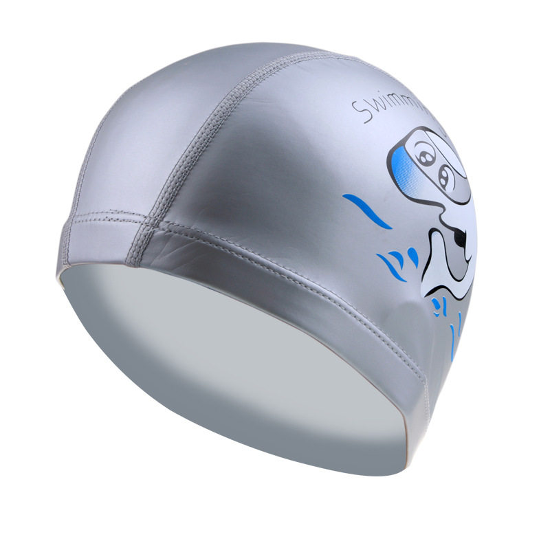 Children's swimming cap is comfortable and does not have ear protection for boys and girls.