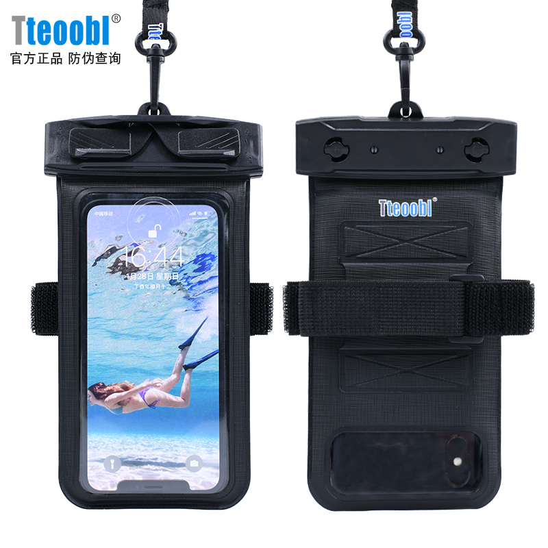 Mobile phone waterproof bag Apple 7 6plus generic Huawei touch screen arm hanging neck bag spa swimming diving cover