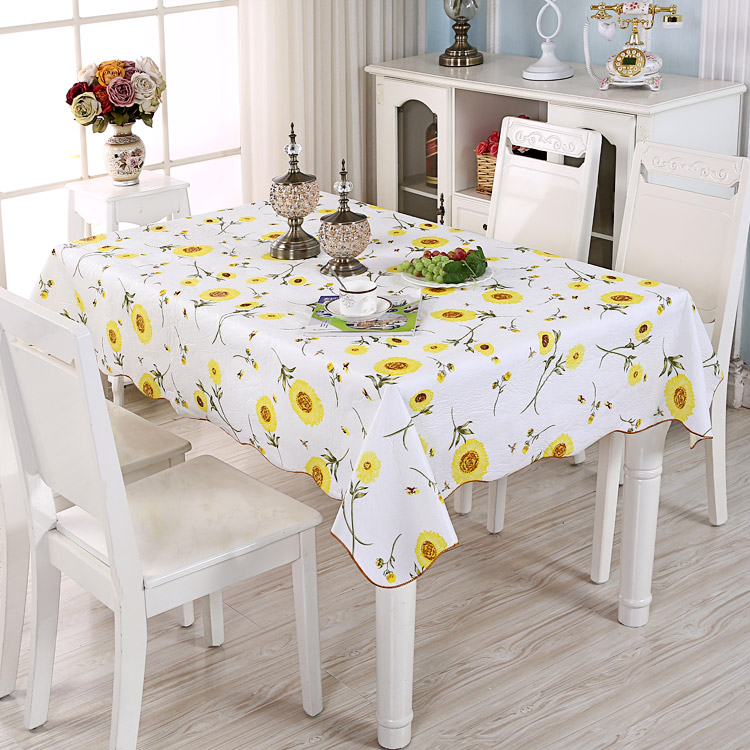Nước và hộ gia đình dầu khăn trải bàn dùng một lần vuông hình chữ nhật tròn chống nóng bảng vườn bảng vải PVC vải - Khăn trải bàn bán khăn trải bàn