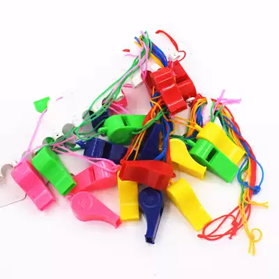 Whistle plastic whistle children's whistle survival whistle referee whistle one yuan department store toy stall supply