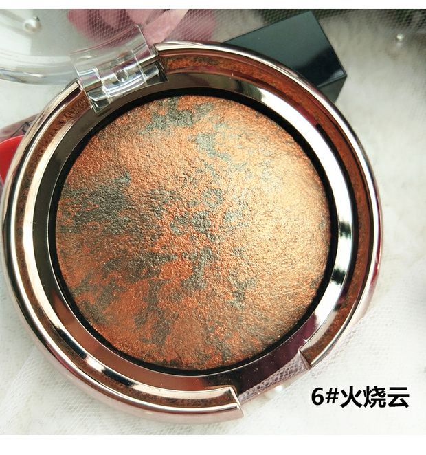 Pq tấm lớn kiểu Ý nướng bột blou rouge đơn sắc hỗn hợp màu thịt lợn bụng kết cấu bóng mắt tấm cao khả năng sửa chữa - Blush / Cochineal má hồng 3ce 6 ô