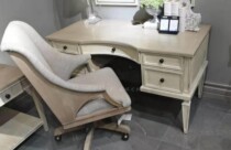 art Furniture Rose compass desk Simple American French solid wood computer desk customization