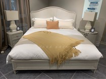 Merit furniture beauty Scara American country solid wood bed Nordic luxury modern double board bed