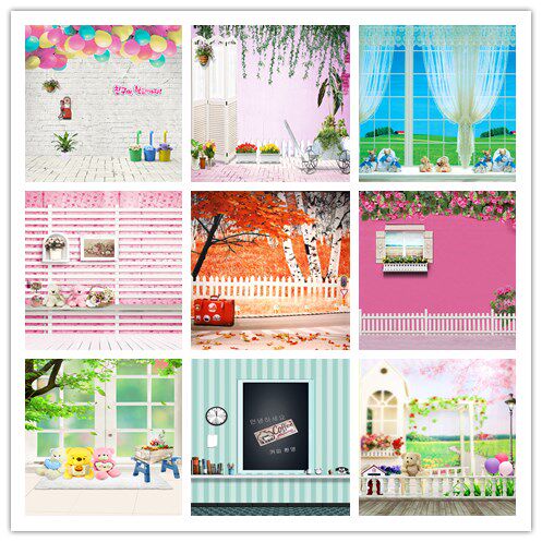 Studio family shooting background cloth small pet photo background cloth cute cartoon baby photography background photo cloth